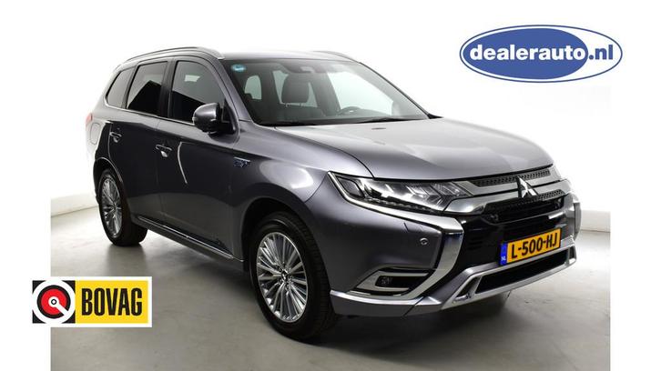Mitsubishi Outlander 2.4 PHEV Instyle Leder Schuifdak 1e Eig, Auto's, Mitsubishi, Bedrijf, Te koop, Outlander, 360° camera, 4x4
