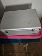 Metalen Opbergkoffer voor cd's ,Dvd's, Huis en Inrichting, Ophalen of Verzenden, Gebruikt, Minder dan 50 cm, Minder dan 50 cm