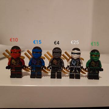 Lego Ninjago minifiguren  beschikbaar voor biedingen