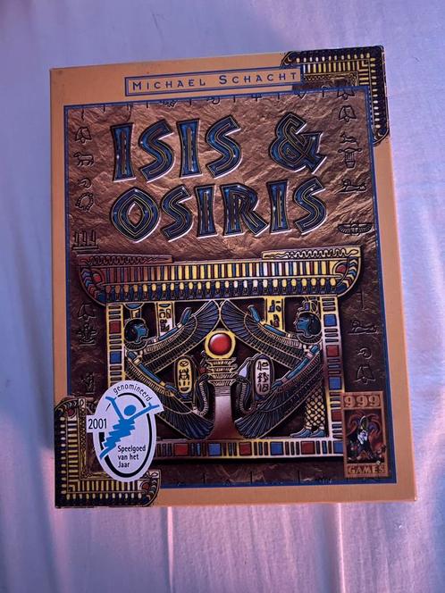 Te koop zo goed als nieuw Isis en Osiris bordspel, Hobby en Vrije tijd, Gezelschapsspellen | Bordspellen, Zo goed als nieuw, Ophalen of Verzenden