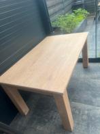 Eetkamer tafel eikenhout, Huis en Inrichting, Tafels | Eettafels, Eikenhout, Zo goed als nieuw, 150 tot 200 cm, Rechthoekig