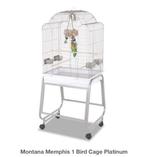 Vogelkooi Montana Memphis met onderstel, Ophalen, Zo goed als nieuw, Metaal, Vogelkooi