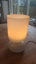 IKEA Lykta Tafellamp - Wit Glas, Huis en Inrichting, Lampen | Tafellampen, Ophalen of Verzenden, Zo goed als nieuw, Glas, Modern