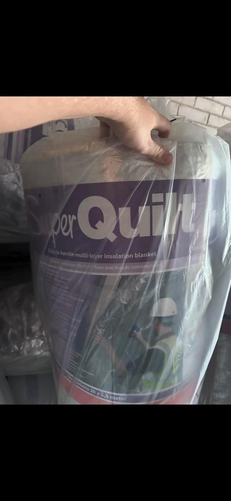 7x rol Superquilt isolatie, Doe-het-zelf en Verbouw, Isolatie en Afdichting, Nieuw, Muurisolatie, Overige materialen, Minder dan 4 cm