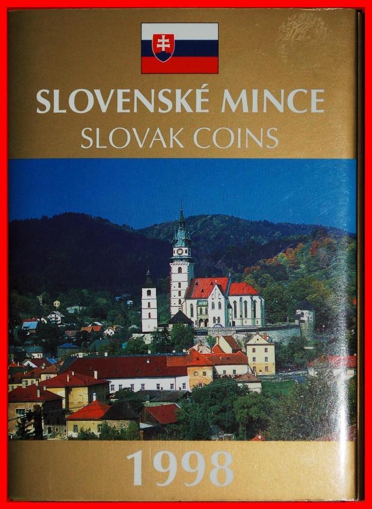 Ⰶ UNCOMMON: SLOVAKIA MINT SET 7 COINS 1998 JUST PUBLISHED!, Postzegels en Munten, Munten | Europa | Niet-Euromunten, Losse munt