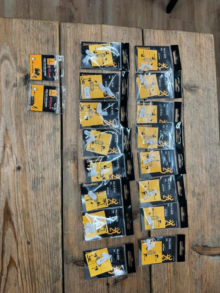 partijtje browning pure ptfe en pulla bushes, Watersport en Boten, Hengelsport | Witvissen, Nieuw, Overige typen, Ophalen of Verzenden