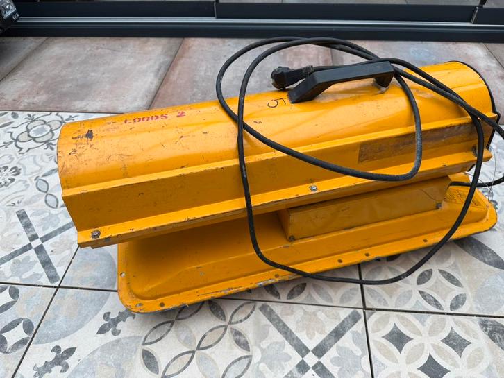 Warmteluchtkanon DESA B70EA + transportkist, Doe-het-zelf en Verbouw, Verwarming en Radiatoren, Gebruikt, Kachel, 30 tot 80 cm