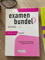 Examenbundel Wiskunde 2017-2018 VMBO gt - MAVO, Boeken, Schoolboeken, Ophalen of Verzenden, Zo goed als nieuw, Wiskunde A, VMBO