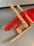 IKEA Schommel Rendier - Rode Houten Speelgoed, Ophalen of Verzenden, Zo goed als nieuw, Rij- of Hobbelspeelgoed