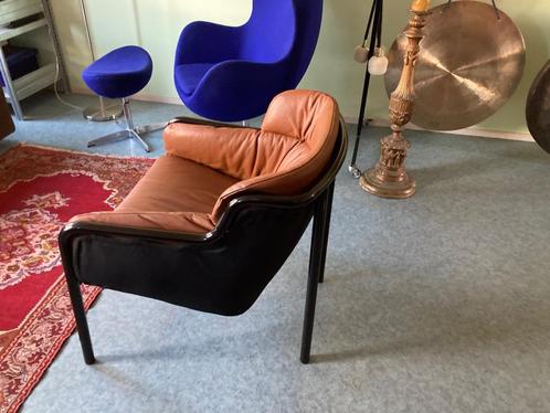 Johanson design stoelen HADDOC en RIB   2 stoelen, Huis en Inrichting, Stoelen, Zo goed als nieuw, Twee, Leer, Bruin, Ophalen