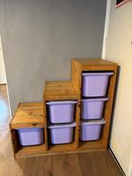 Trofast Opbergcombinatie Hout, Huis en Inrichting, Kasten | Ladekasten, Ophalen, Gebruikt, 5 laden of meer, 100 tot 150 cm