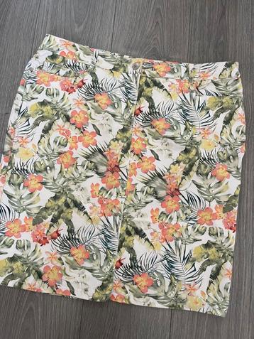 Canda stretch rok met zomerse  print maat 44 beschikbaar voor biedingen