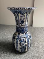 Boch Delfts blauw Trompet vaas, Antiek en Kunst, Ophalen