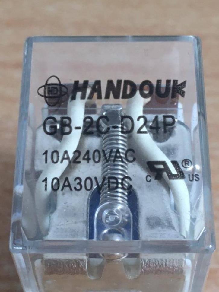 Handouk relais GB-2C-D24P, Hobby en Vrije tijd, Elektronica-componenten, Gebruikt, Ophalen of Verzenden