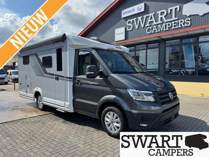Knaus Van TI VW 640 MEG Vansation, Crafter 163 pk automaat, Caravans en Kamperen, Campers, Bedrijf, tot en met 2, Half-integraal