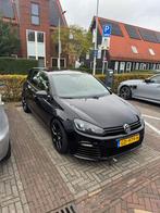Volkswagen Golf 6 R line, Auto's, Zwart, 4 cilinders, Lederen bekleding, Leder