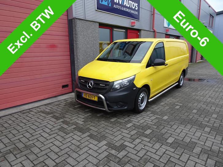 Mercedes-Benz Vito 111 CDI Functional Lang 3 zits airco 1466, Auto's, Bestelauto's, Te koop, ABS, Airbags, Airconditioning, Alarm