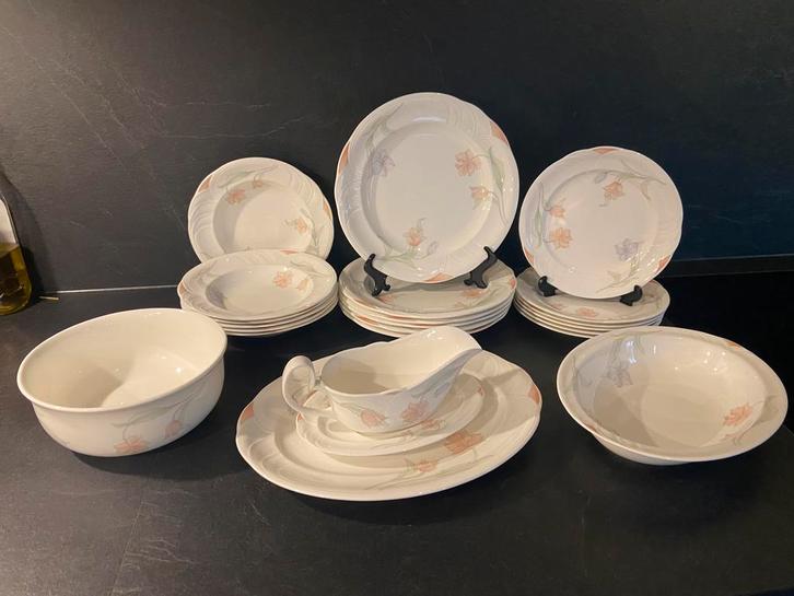 Royal Albert Horizons Fantasia compleet servies dinerservies, Antiek en Kunst, Antiek | Servies compleet, Ophalen of Verzenden