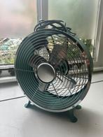 Retro tafelventilator hema, 2 standen, groen, Witgoed en Apparatuur, Ventilatoren, Ophalen of Verzenden, Zo goed als nieuw, Tafelventilator