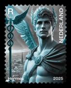 Nederland 2025 Hermes Mythologie Crypto - NFT kleur Blauw, Postzegels en Munten, Postzegels | Nederland, Verzenden, Na 1940, Postfris