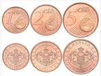 (1,2,5) Eurocent van alle Eurolanden(1999 t/m 2025)UNC+PROOF, Verzenden, Monaco, 1 cent, Losse munt