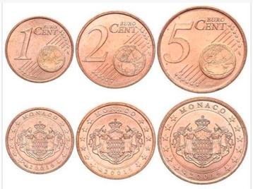 (1,2,5) Eurocent van alle Eurolanden(1999 t/m 2025)UNC+PROOF beschikbaar voor biedingen