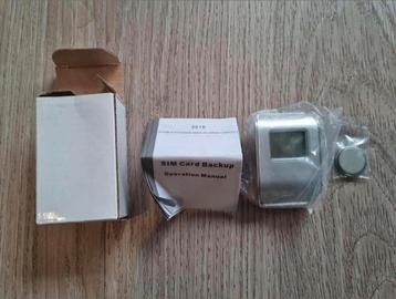 Sim card backup device
 beschikbaar voor biedingen