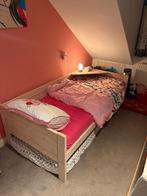 Lifetime eenpersoonsbed (hout) met hoekplank, Ophalen, Gebruikt, 90 cm, Eenpersoons