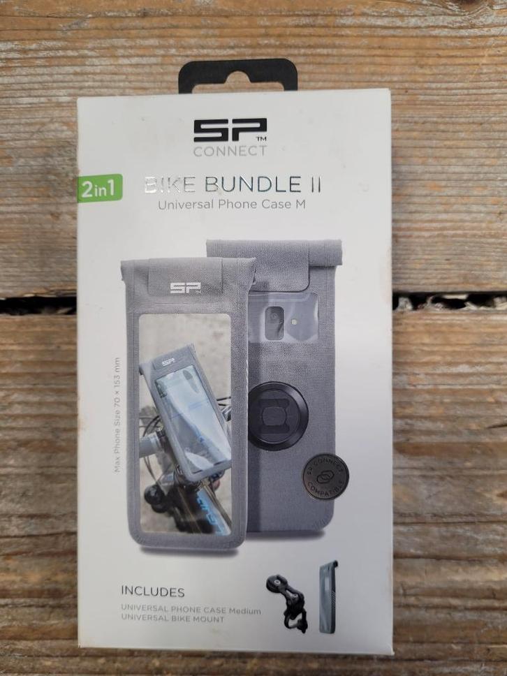 SP Connect Bike Bundle II Universal Phone Case M, Telecommunicatie, Telefoonhouders, Nieuw, Fiets, Ophalen of Verzenden