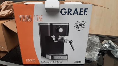 Graef   espresso  piston machine compact es402, Witgoed en Apparatuur, Koffiezetapparaten, Nieuw, Gemalen koffie, Koffiebonen