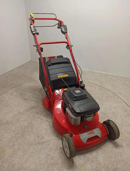 Sabo 54-K Vario Grasmaaier -0256, Tuin en Terras, Grasmaaiers, Gebruikt, Benzine-grasmaaier, 50 cm of meer, Cirkelmaaier, Ophalen of Verzenden