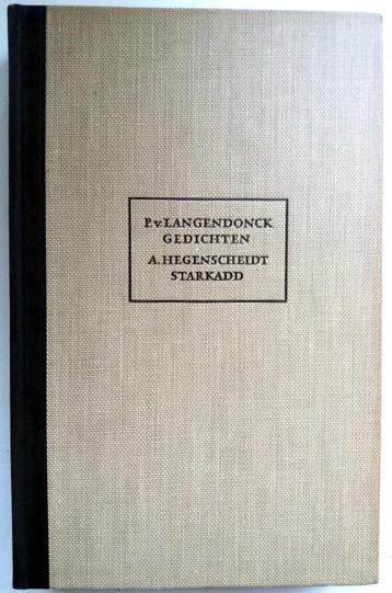 Prosper van Langendonck - Gedichten / A. Hegenscheidt - Star beschikbaar voor biedingen
