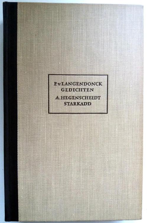 Prosper van Langendonck - Gedichten / A. Hegenscheidt - Star, Antiek en Kunst, Antiek | Boeken en Bijbels, Ophalen of Verzenden