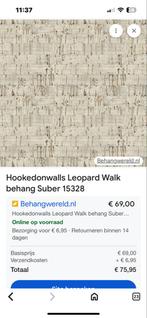 3 Rollen Hooked on Walls Leopard Walk Behang, Ophalen of Verzenden, 10 tot 25 m², Beige