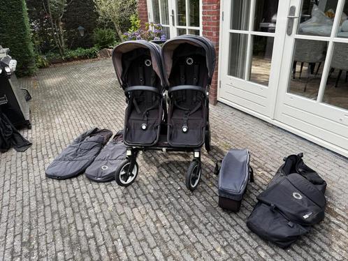 Bugaboo Donkey 2 Duo Kinderwagen (2019) – Zwart/Grijs, Kinderen en Baby's, Kinderwagens en Combinaties, Gebruikt, Combiwagen, Bugaboo