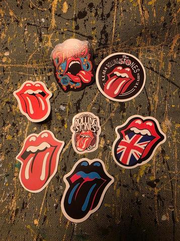 Sticker Collectie: Rolling Stones, Beatles, Elvis beschikbaar voor biedingen