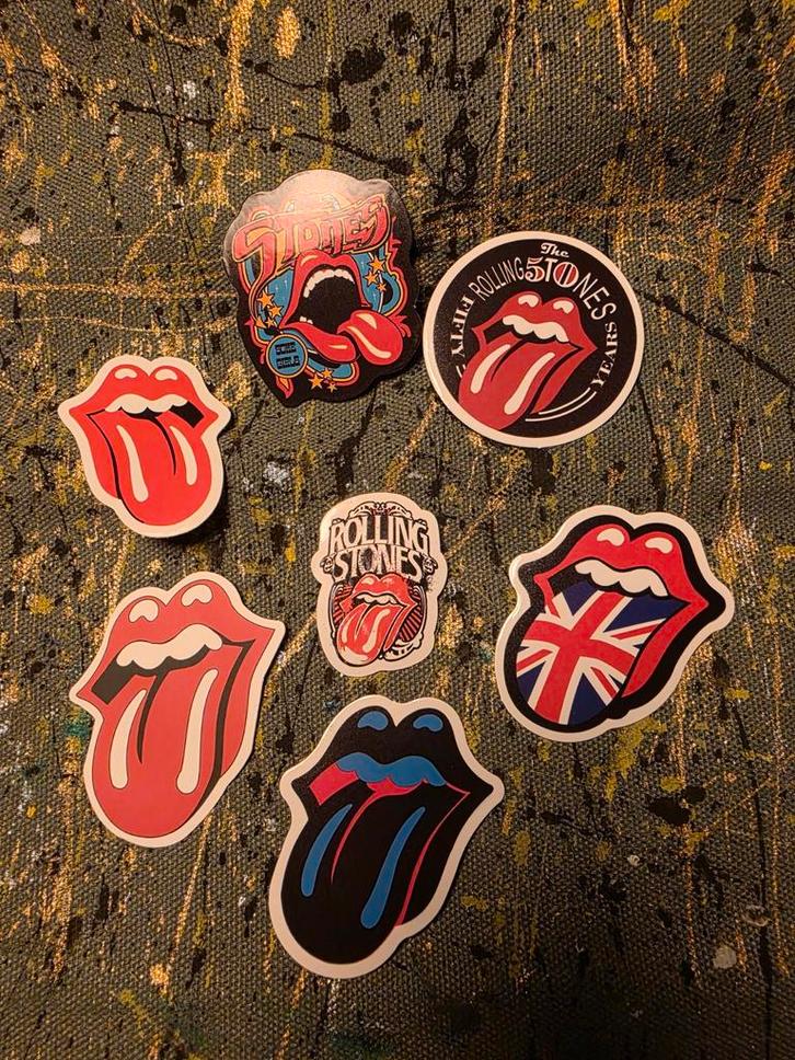 Sticker Collectie: Rolling Stones, Beatles, Elvis, Verzamelen, Muziek, Artiesten en Beroemdheden, Nieuw, Overige typen, Ophalen of Verzenden