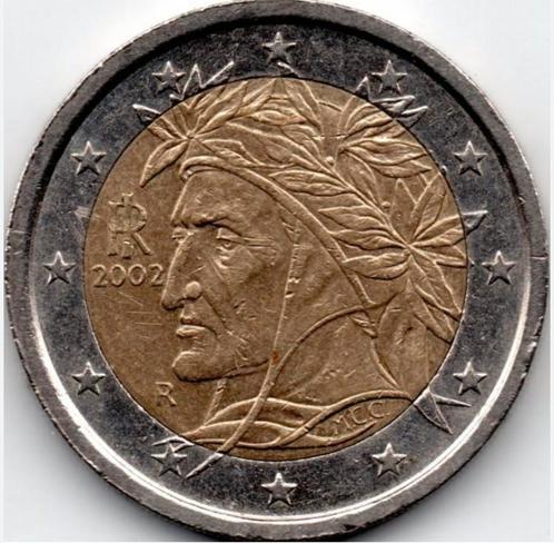2 Euro muntstuk uit ITALIE 2002, Postzegels en Munten, Munten | Europa | Euromunten, 2 euro, Italië, Ophalen of Verzenden