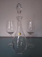 Wijnkaraf met twee wijnglazen., Antiek en Kunst, Ophalen