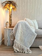 Plaid beige sabar uit Bali, Ophalen of Verzenden, Tropical Home, 6951nk, Nieuw