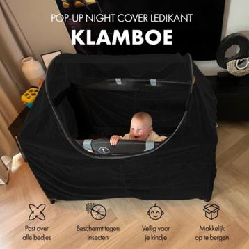 Deryan Zwarte donkere Klamboe voor Campingbed en Ledikant beschikbaar voor biedingen