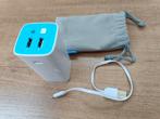 Powerbank met kabel en hoesje, Ophalen, Zo goed als nieuw