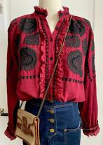 ANTIK BATIK prachige geborduurde blouse zeer goede staat S, Ophalen of Verzenden, Zo goed als nieuw