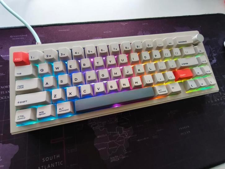 EPOMAKER CIDOO V65 Mechanisch Toetsenbord, Computers en Software, Toetsenborden, Nieuw, Qwerty, Bedraad, Gaming toetsenbord, Multimediatoetsen