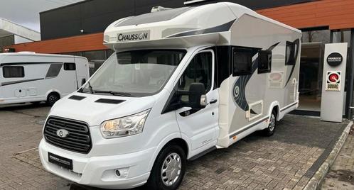 Zeer luxe Ford Chausson 768 Titanium Limited Ed. 170 pk, Caravans en Kamperen, Campers, Particulier, Half-integraal, Chausson