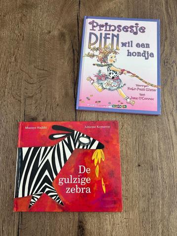 Twee prentenboeken (Prinsesje Pien en de gulzige zebra) beschikbaar voor biedingen