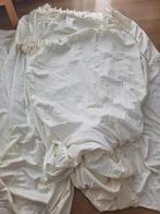 Crème witte gordijnen - (2 stuks 160x230 cm twee keer), Gebruikt, 200 cm of meer, 150 tot 200 cm, Ophalen of Verzenden