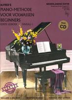 Alfreds Piano Methode voor volwassen beginners met CD, Les of Cursus, Piano, Zo goed als nieuw, Verzenden