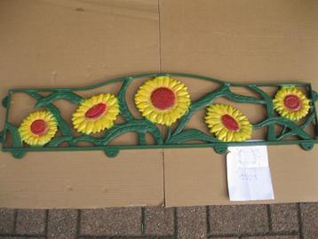IJzeren ornament zonnebloemen beschikbaar voor biedingen
