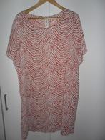 ONLY Carmakoma Bruin/Roze Jurk Met Zebra Print Maat 50, Bruin, Jurk, Nieuw, Ophalen of Verzenden